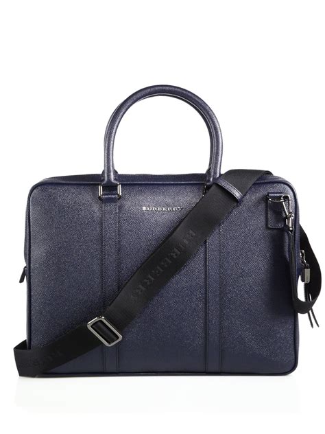 burberry prorsum briefcase blue|Burberry men's bags outlet.